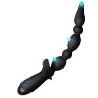 Masseur de prostate rechargeable pour hommes, 10 modes de vibration, jouet anal en silicone flexible, recharge USB