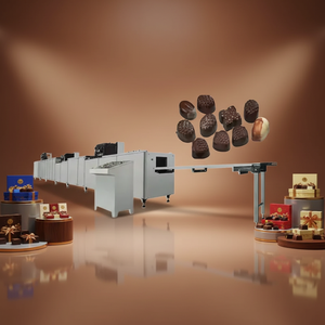 Ligne automatique <span class=keywords><strong>de</strong></span> fabrication <span class=keywords><strong>de</strong></span> sucettes au chocolat, machine à chocolat automatique, ligne <span class=keywords><strong>de</strong></span> dépose <span class=keywords><strong>de</strong></span> chocolat - Product Image 1