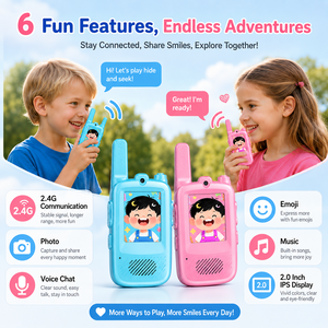Pack personnalisé et logo GY Model-A pour talkies-walkies pour enfants, portée 400~800m, avec certifications <span class=keywords><strong>CPC</strong></span>, RoHS, CE - Product Image 2