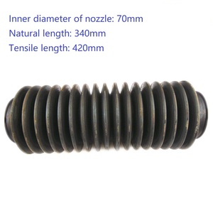 Mangueras de caucho corrugado personalizadas para uso automotriz e industrial Cubierta telescópica de alta elasticidad y a prueba de polvo - Product Image 5