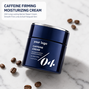 Crème Hydratante Raffermissante Marque Blanche – Réduit les Ridules et le Teint Terne, Retient l'Hydratation, Protège la Barrière Cutanée – Pour Tous Types de Peau – Crème à la Caféine - Product Image 4