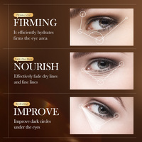 SADOER Patchs Hydrogel Premium Raffermissants au Collagène et à la Caféine pour le Contour des Yeux – Masque et Coussinets pour Soin des Yeux Fatigués