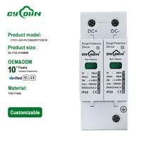 Vente en gros usine – Parafoudre bipolaire T2 DC 1000V avec LED rouge/verte, certifié CE, remplaçable pour système photovoltaïque