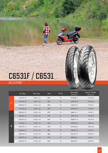 <span class=keywords><strong>ยาง</strong></span>กันลื่นขนาด 13 14 นิ้ว สูตรกึ่งร้อน สำหรับรถซูเปอร์มอเตอร์ไซค์ เหมาะสำหรับสกู๊ตเตอร์ KYMCO รุ่น CT250 ST250 ST350 ขนาด 110/70-14 150/70-13 - Product Image 4