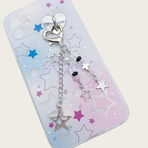 Dễ thương Keychain thẩm mỹ Y2K Keychain phụ kiện trái tim bướm dâu gấu móc chìa khóa cho các phím túi phụ nữ Quà Tặng - Product Image 6