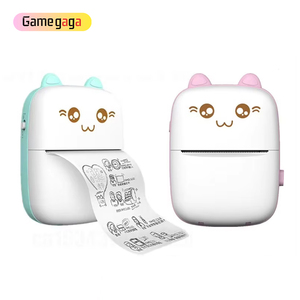 เครื่องพิมพ์พกพาขนาดเล็ก Gamegaga C9 ลายแมว<span class=keywords><strong>น่า</strong></span>รัก สำหรับพิมพ์ใบเสร็จแบบไร้หมึก รองรับบลูทูธ <span class=keywords><strong>ใช้</strong></span>งานได้กับ IOS และ Android - Product Image 4