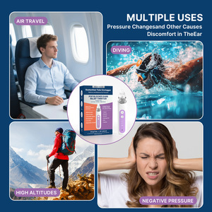 Déboucheur de tube d'Eustache, dispositif électrique de soulagement de la pression auriculaire, rechargeable, blanc, pour les voyages et le soulagement des acouphènes - Product Image 5