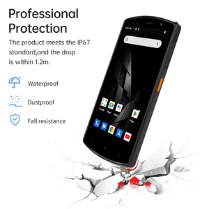 Dongji Sao K57 cầm tay công nghiệp PDA <span class=keywords><strong>Android</strong></span> Máy Quét Mã Vạch logistic PDAs Rugged <span class=keywords><strong>Android</strong></span> điện thoại với NFC vân tay - Product Image 4