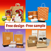 Cajas Personalizadas para Comida Rápida, Caja para Hamburguesas, Caja para Pollo Frito, Caja para Papas Fritas