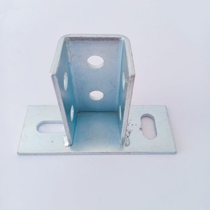 Base de <span class=keywords><strong>poteau</strong></span> sismique galvanisée <span class=keywords><strong>pour</strong></span> profilés 41x41 – Support métallique en acier du fabricant - Product Image 2