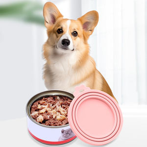 Baifu Maßgeschneiderter Logo Farbiger Wiederverwendbarer Silikon Luftdichter Tierfutter Deckel Lebensmittelqualität Dosenabdeckung - Product Image 5