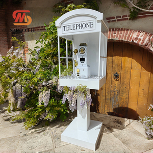 Nuovo Arrivo SMS Cabina Telefonica in Metallo per Matrimoni, Stazione Messaggi Audio Video, Supporto per Guestbook per Decorazioni <span class=keywords><strong>Eventi</strong></span> e Ricevimenti - Product Image 1