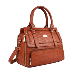 Bolso de Mano para Mujer, Hecho a Mano con Cuero 100% Genuino, Cierre de Cremallera Resistente, Forma Única, Diseño Ligero y Ecológico - Product Image 1