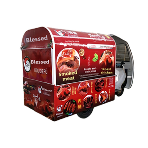 Puesto de Comida Callejero Personalizado, Eléctrico, de 3 Ruedas, de Acero Inoxidable, Quiosco Móvil de Comida Rápida - Product Image 5