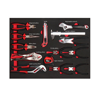 Lot de 2 pinces multiprises et pinces à mâchoires fixables de 10 pouces, coffret d'outils OEM pour réparation automobile avec plateau en mousse EVA