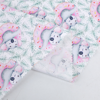 Tissu satiné 100% coton pour vêtements, toucher soyeux, impression numérique personnalisée, livraison directe d'usine, MOQ 1 mètre