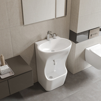Bain de pieds au design moderne pour musulman Wudu Lavabo d'ablution facile à nettoyer pour la salle de bain Poli et prix d'usine