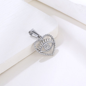 Olivia or 18 carats à la mode coeur lune acier inoxydable Vintage oeil d'Horus femmes hommes pendentif bijoux de mode pour la fabrication de bijoux - Product Image 6
