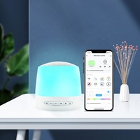 Veilleuse de sommeil pour bébé avec bruit blanc pour maison intelligente, 34 musique de sommeil intégrée pour aider à dormir, prenant en charge l'application et le contrôle vocal