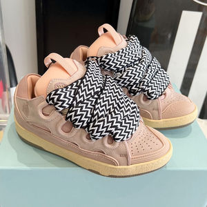 Scarpe da Skateboard Retrò di Alta Qualità per <span class=keywords><strong>Uomo</strong></span>, <span class=keywords><strong>Sneakers</strong></span> in <span class=keywords><strong>Pelle</strong></span> LANV con Lingua Spessa e Abbinamenti Colorati - Product Image 4