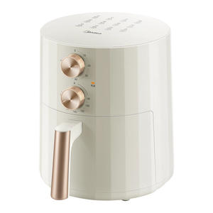 Freidora de Aire Midea 5L, Color Blanco Crema, Revestimiento Cerámico Redondo, Eléctrica, Sin Aceite, Multifuncional, Electrodoméstico de Cocina - Product Image 1