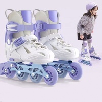 Patins à roulettes agressifs de slalom freestyle professionnels, roues en PU à rebond élevé, roulements ABEC-7 en acier au carbone, semelle intermédiaire en PVC