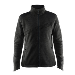 Chaqueta de lana para hombre con cierre completo de cremallera y cuello alto para una protección adicional del cuello durante los deportes de invierno y las salidas de fin de semana - Product Image 1