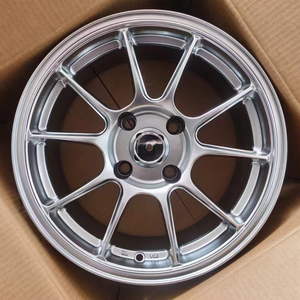 Nouvelles jantes en alliage d'aluminium hyper noires à profil profond, <span class=keywords><strong>15</strong></span> <span class=keywords><strong>pouces</strong></span>, 4x108, jantes à profil profond pour Citroën 206 207 - Product Image 3