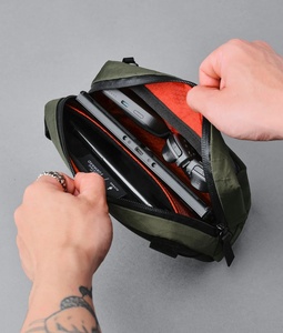 Sac de taille en coton multi-talents pour hommes avec zips imperméables sac à dos Lulu influent favourableUK wealth funnie pack - Product Image 5