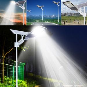 Outdoor Waterproof AC <b>Powered</b> Integrated LED <b>Solar</b> Street <b>Light</b> with Remote Control & Motion Sensor for Road <b>Garden</b> Landscape - Product Image 6