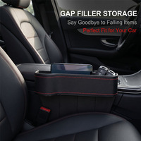 Organisateur de rangement pour dossier de siège de voiture en cuir PU, 2 compartiments, porte-gobelets, design moderne