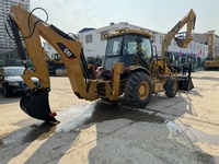 Chargeuse-pelleteuse multifonctionnelle d'occasion CAT 420F, chargeuse-pelleteuse d'occasion CAT 420F 420E, 99% NEUF, fabriquée en 2023, 200 heures de fonctionnement