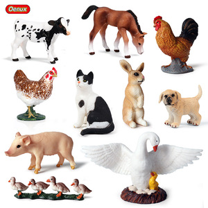 Figurines d'animaux sauvages réalistes et solides, girafe, éléphant, rhinocéros, ours brun, tigre, lion, léopard, hippopotame - Product Image 3