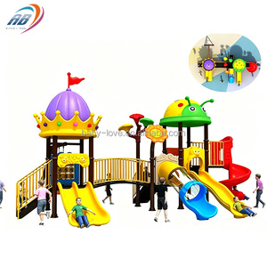 Ensemble <span class=keywords><strong>de</strong></span> balançoires pour enfants d'extérieur avec toboggans en plastique, design <span class=keywords><strong>de</strong></span> terrain <span class=keywords><strong>de</strong></span> <span class=keywords><strong>jeux</strong></span> pour parc d'attractions, pour <span class=keywords><strong>jeux</strong></span> en plein air - Product Image 2