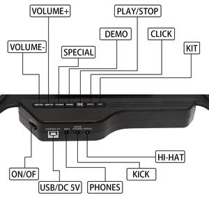 Electronic Drum <b>Kit</b> Foldable USB Charging 8Cm Portable <b>Roll</b> Up Drum With Drumsticks For Practice - Product Image 4