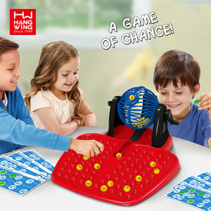 <span class=keywords><strong>Prix</strong></span> d'usine Jeux de société pour enfants d'intérieur, jeux de fête, jeux préscolaires, Jouet, Jeu de bingo et de loterie avec 90 numéros et 48 cartes, Kit de loisirs créatifs pour enfants - Product Image 3