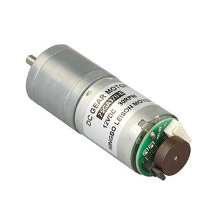 Microcaja de engranajes de alto Torque para cortadora de papel automática, <span class=keywords><strong>Motor</strong></span> de engranaje de CC de bajo ruido, 3v, 6v, 12v, 24v, rf-370, 2430, cepillado, 25mm - Product Image 2