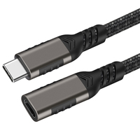 Nuevo de USB3.1 cable macho a hembra PD100W USB-C Gen 2 rápido de carga de tipo C de alambre para Macbook Pro portátil accesorios de computadora