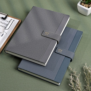 Tùy chỉnh A3 bìa cứng da ràng buộc kế hoạch máy tính xách tay đơn giản kinh doanh notepad giá trị cao quà tặng cho các trường học sử dụng - Product Image 5