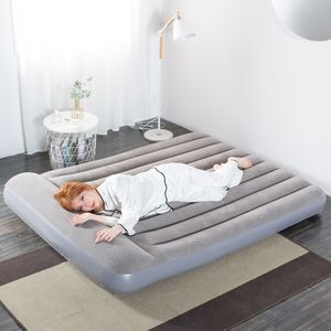 Outdoor <b>Car</b> Mount Double <b>Inflatable</b> <b>Mattress</b> Gray Built In Pillow Hand Pump Storage Bag Repair Kit 190x76x22cm Polyester - Product Image 2