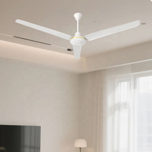 <span class=keywords><strong>พัดลม</strong></span>เพดานไฟฟ้าดีไซน์ทันสมัยขนาด 56 นิ้ว แข็งแรงทนทาน พร้อมมอเตอร์ AC 3 ใบพัด เงียบสงบ เหมาะสำหรับห้องนั่งเล่น - Product Image 5