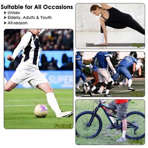 Chaussettes de sport antidérapantes à logo personnalisé pour le football, chaussettes de compression respirantes pour arbitre, chaussettes de cyclisme à séchage rapide pour le football - Product Image 6