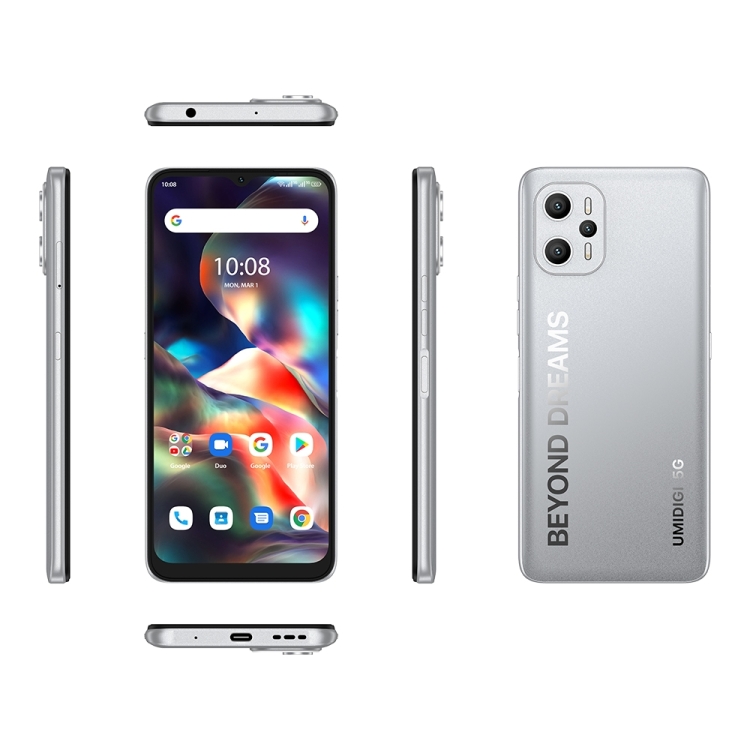 携帯電話UMIDIGI F3 Pro 5Gスマートフォン48MPカメラ6GB + 128GB