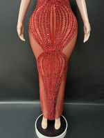 Robe de soirée longue sans manches à sequins pour femme Novance Y5548, idéale pour les fêtes, vente en gros et dropshipping