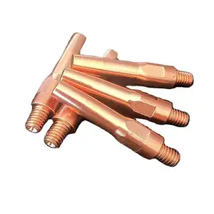 Pointe de contact en cuivre de soudage OTC pointes de remplacement de torche de soudage MIG pour pièces de rechange de torche MIG à souder au gaz pointe de contact CuCrZr