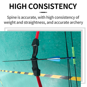 Bắn cung 6mm trẻ em sợi thủy tinh mũi tên cùn Mẹo công cụ kính an toàn trẻ em mới bắt đầu mục tiêu đào tạo bắn súng ngoài trời - Product Image 5