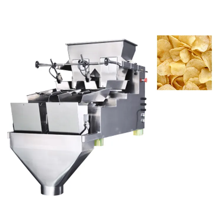 5KG Smart Automatic scale 2 head linear weigher packing machine for feeds salt sugar