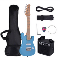 Kit de guitare électrique pour enfants débutants, taille mini, instrument de musique avec amplificateur et accessoires pour enfants