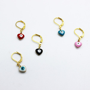 Ojo del diablo en forma de corazón, 5 uds., accesorios de herramientas de bricolaje de Metal, marcadores de punto de bloqueo de ganchillo, botones marcadores de aguja de punto - Product Image 3