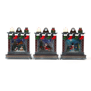 Adorno creativo para chimenea, decoración navideña transfronteriza, caja de música, regalo para personas mayores y niños. - Product Image 5